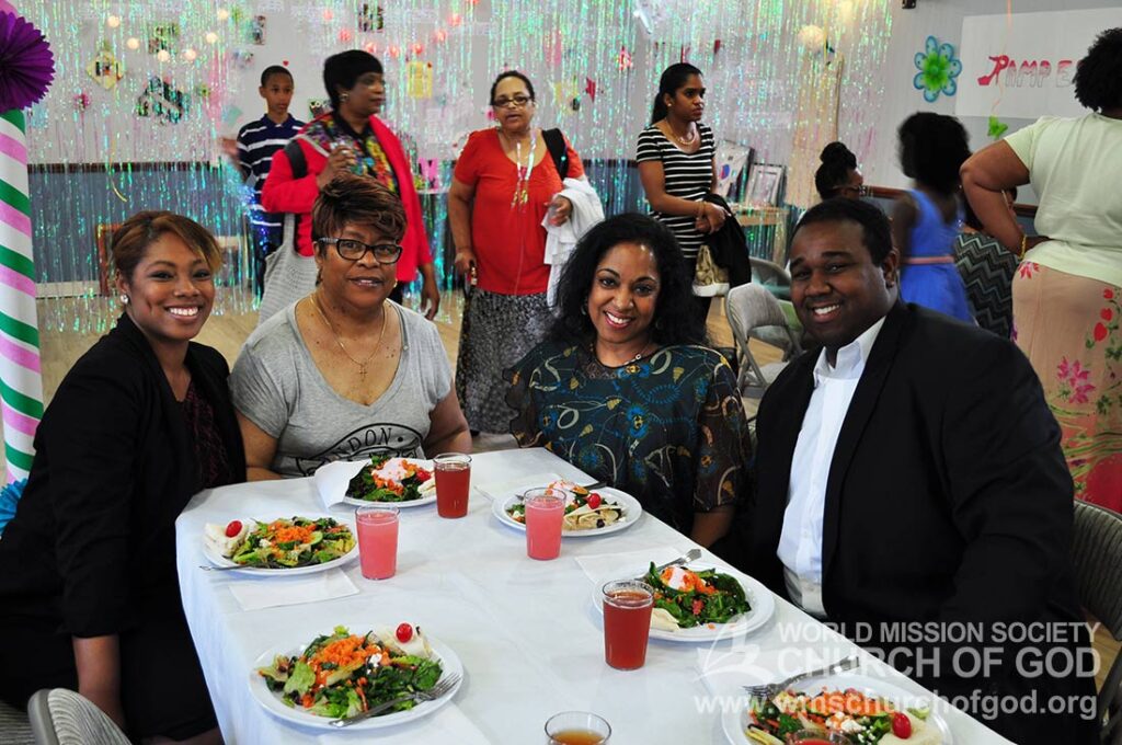 World Mission Society Church of God in Philadelphia Mother's Day Luncheon