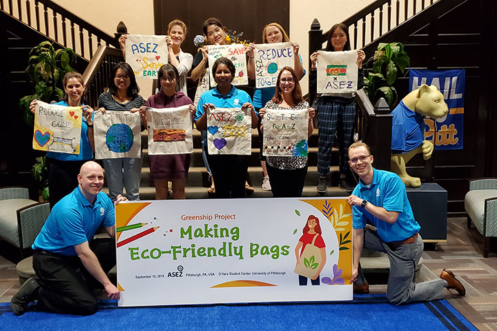 ASEZ DIY Reusable Bag Event at the University of Pittsburgh