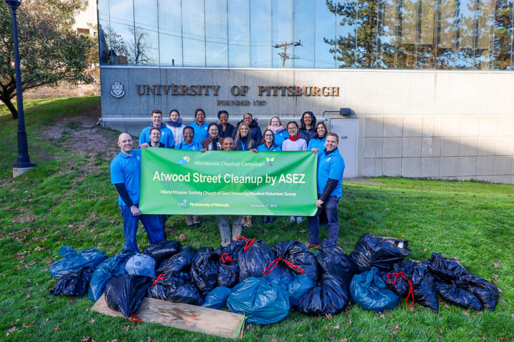 ASEZ University of Pittsburgh Cleanup to Reduce Crime Together