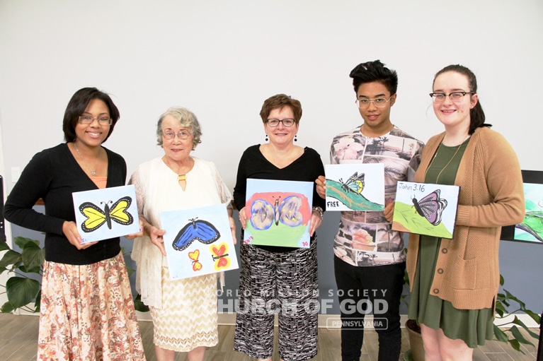world mission society church of god pennsylvania philadelphia mother's day painting event 2418